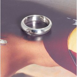 Sapphire Kokoro Silver Ring